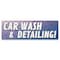 Signmission Car Wash & Detailing Banner Concession Stand Food Truck Single Sided B-72-30028 - alternate 1